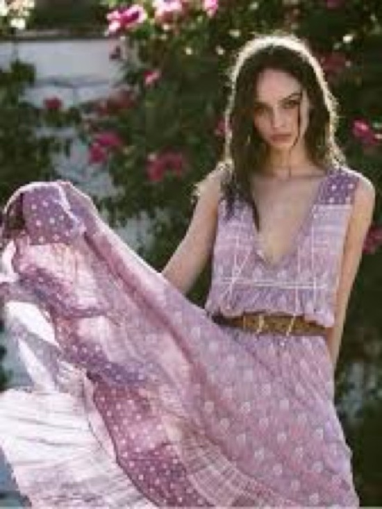 Spell Dresses & Skirts - Spell Oracle set  Lavender Printed Boho Skirt Set purple small